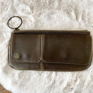 MATT & NAT Brown and Olive Green wallet Clutch